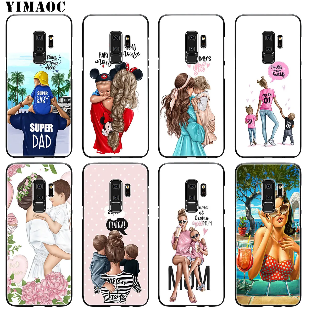 Модный мягкий силиконовый чехол YIMAOC для Samsung Galaxy S10 S9 S8 Plus S6 S7 Edge S10e E|Бамперы| |