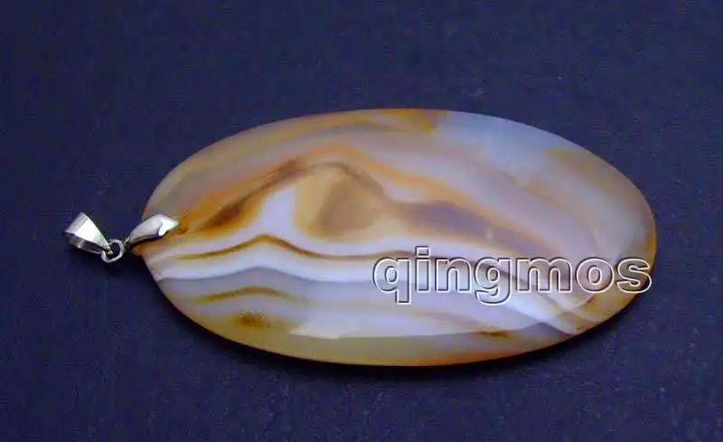 Подвеска в полоску из натурального камня 30 х60 мм|pendant with stone|pendant natural stonependant big |