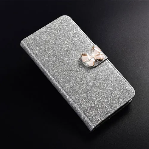 Silver butterfly Чехол для Meizu U10 U20 pro 7 M5s M6S M6 M6T M6S Примечание роскошный модный, с украшениями в виде бриллиантов блеск Флип кожаный кожух, чехол для мобильного телефона - Цвет: Silver butterfly