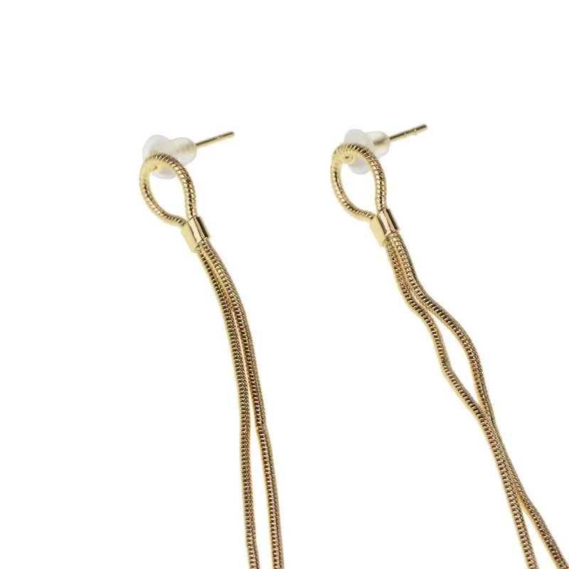 [JIMORE] длинные Кисточкой Серьги 2017 Новый Европейский Уха Ювелирных Изделий Сплава