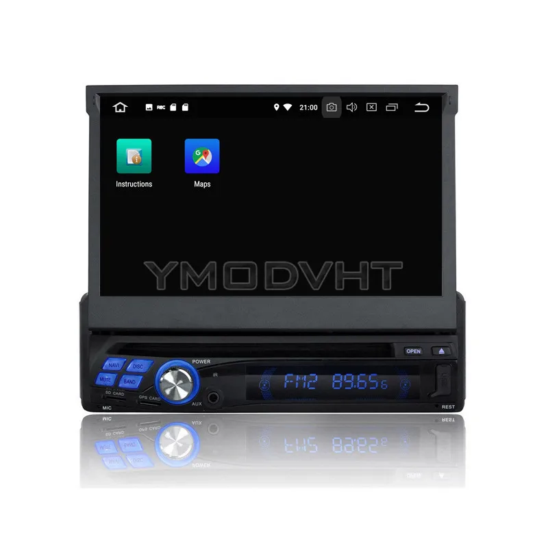 YMODVHT 7 дюймов Android 6 0 Восьмиядерный PX5 2 Гб ОЗУ 32 ПЗУ Универсальный 1DIN автомобильный