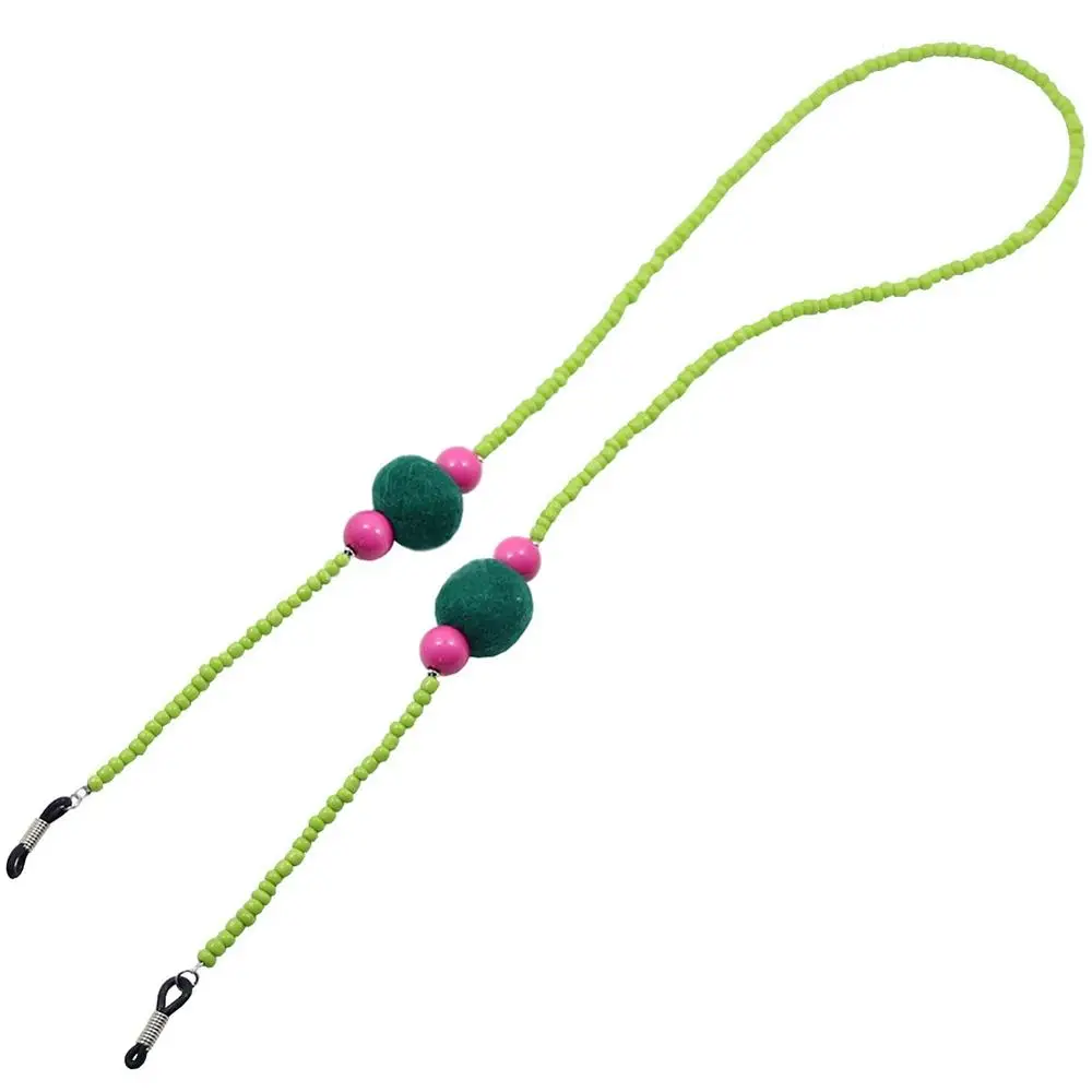 

Colorful Acrylic Glasses Neck Strap String Rope 2 Colors Beads New Eyeglass Cord Outdoor Reading Holder Chains