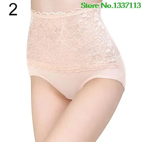 Красивые женские кружевные цветочные корректирующие трусики для коррекции