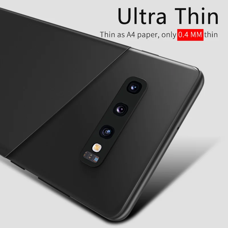 Прозрачный чехол для Samsung Galaxy S9 S10 Plus ультра тонкий PP телефона Note 9 10 S10e прозрачный |