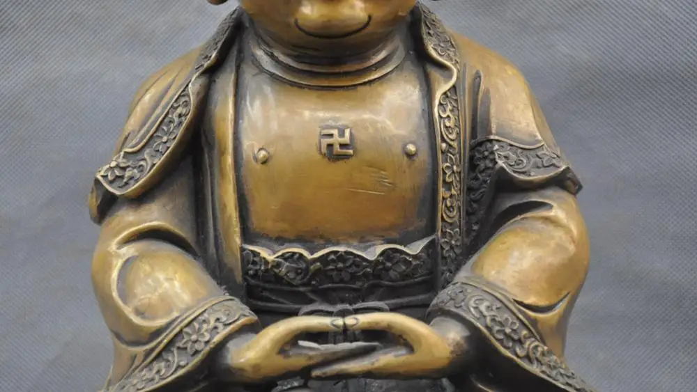 14 &quotКитай Бронза Шакьямуни Татхагата Статуя Будды | Дом и сад