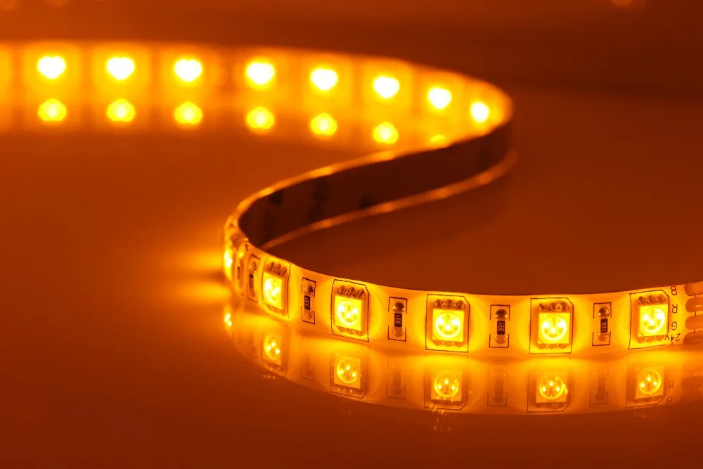 RGB цветная IP65 DC24V Светодиодная лента 5050 SMD гибкое освещение 60 светодиодов/м 5 м 300