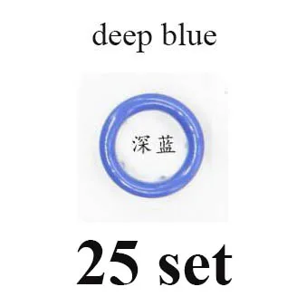25set deep blue 25 наборов высокое качество металл латунь 9,5 мм зубчатая Кнопка Экологичные кнопки для ухода за кожей Поппер пряжки 20 Доступные цвета - Цвет: 25set deep blue