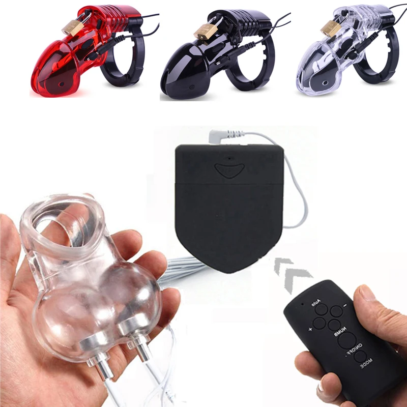 Электрошоковая клетка для пениса кольцо беспроводной пульт дистанционного