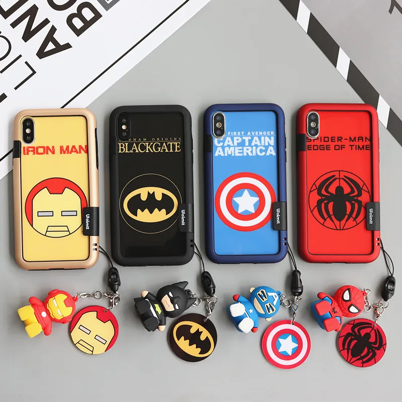 Закаленное стекло для iPhone XS max XR X heroes пленка экрана (F & B)+ мягкий бампер 8 8plus 6 6SP 7 7P