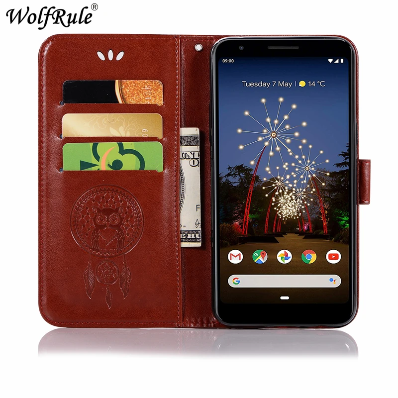 Чехол для Google Pixel 3A чехол с совой откидной кошелек кожаный Роскошный телефона XL