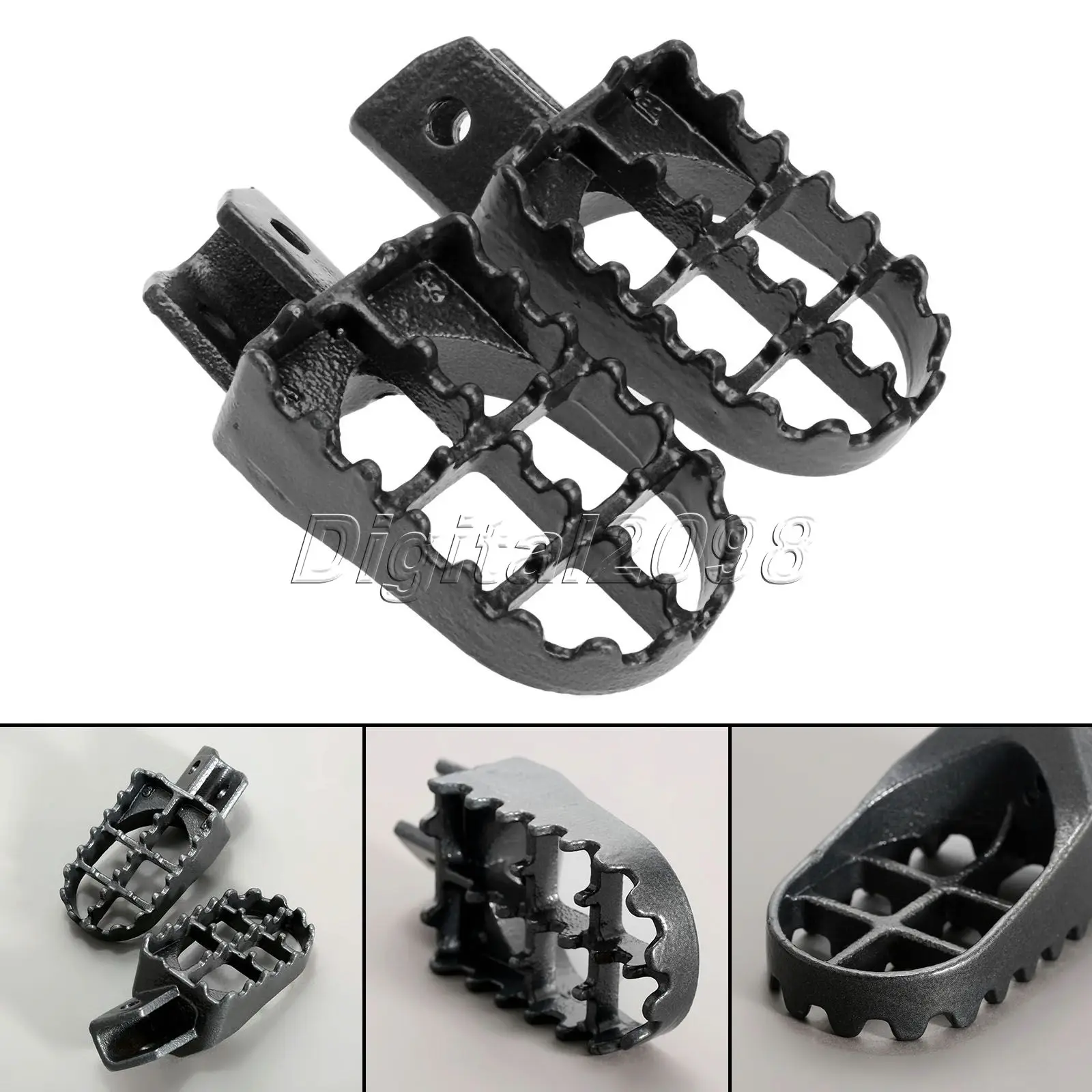 2 шт. мотоциклетные подножки стальные для гоночного велосипеда Yamaha PW50 PW80 круглый