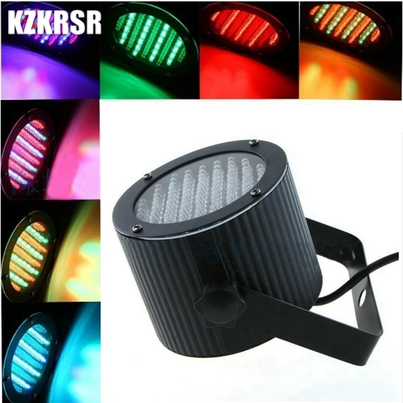 KZKRSR DMX512 Vioce Control 86 LED PAR-прожектор со светодиодами rgb Spotlight диско DJ Party Bar Light мини
