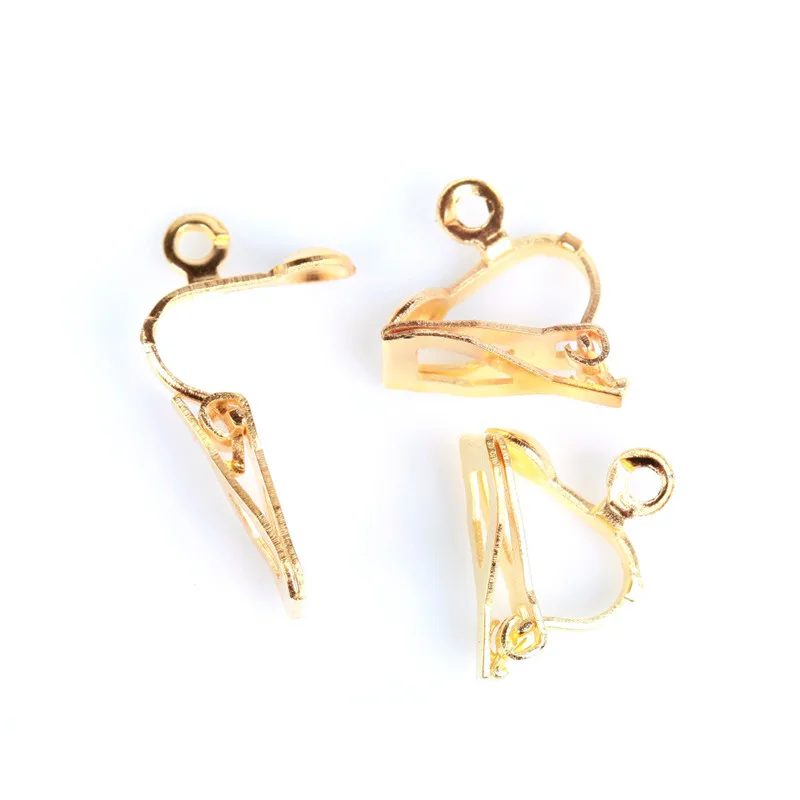 

30pcs/lot Wire Hook Findings Earring Clip Silver/Gold Plated Jewelry Making Accessories For Jewelry Women Men