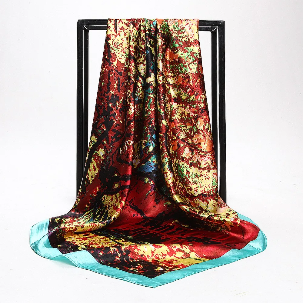 Шелковая ткань для одежды из атласа с цифровой печатью ширина 90 см * HGF04|Ткань| |