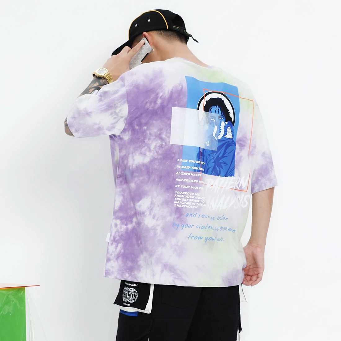 Aelfric Eden Tie Dye/Футболки с круглым вырезом и коротким рукавом коллекция 2019 года сезон