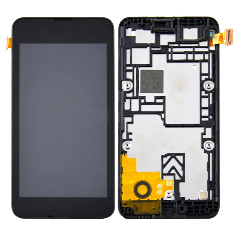 Высококачественный ЖК-экран и дигитайзер в сборе с рамкой для Nokia Lumia 530 |