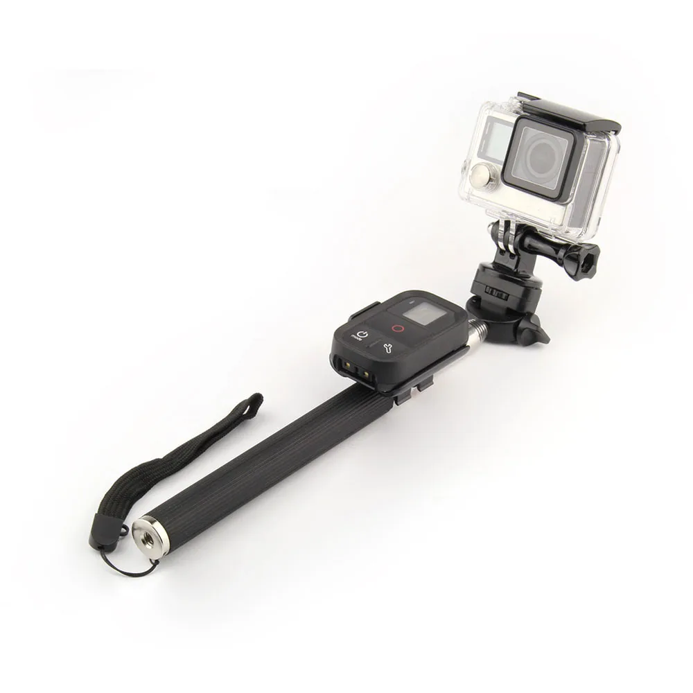 Телескопический штатив SOONSUN селфи палка + дистанционный зажим винты для GoPro Hero 7 6 5