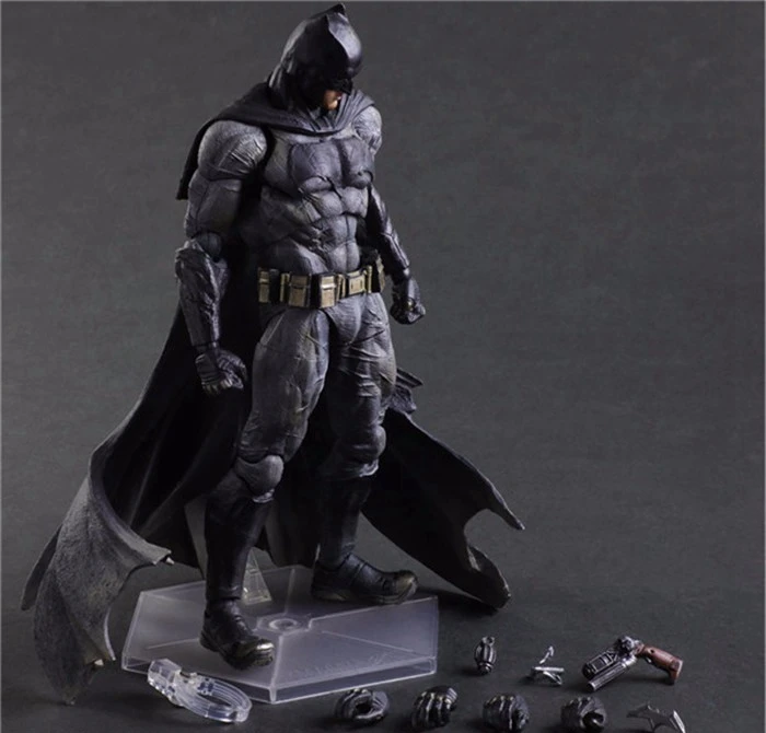 Play Arts Kai Batman Action FiguresDawn of Justice ПВХ игрушки 27 см аниме фильм модель усиленная