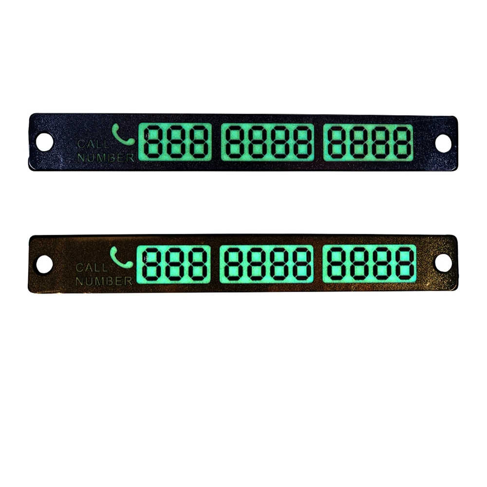 Runmade Стайлинг автомобиля телефонный номер носветильник присоска пластина