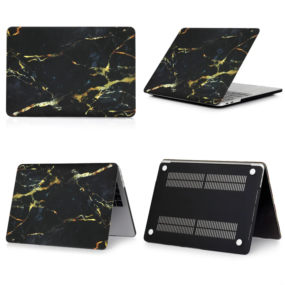 Marble 5 Красивый чехол для ноутбука чехол для MacBook Air Pro retina 11 13 15 с сенсорной панелью, высокое качество Air 13 дюймов A1932 оболочка - Цвет: Marble 5
