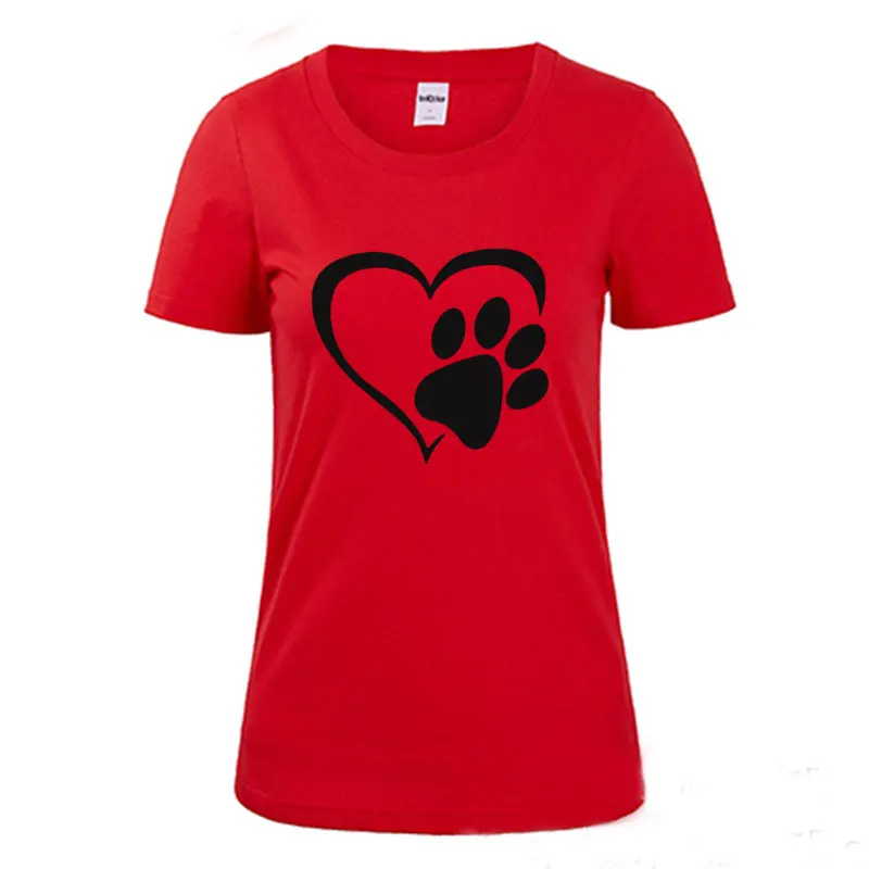 Новинка женские блузки с надписью &quotкошачьи следы&quot летняя футболка топ