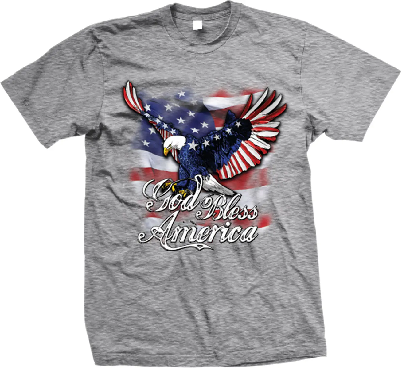 Мужская футболка с флагом американского Орла и США|Мужские футболки| |