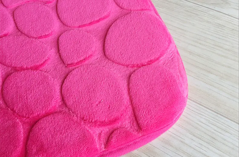 3 pcs/set Modern Embossing Solid Color Bathroom Mats Toilet Carpet Toilet Anti-skid Mat Sets Bath Mat Closestool Cover Floor Rug