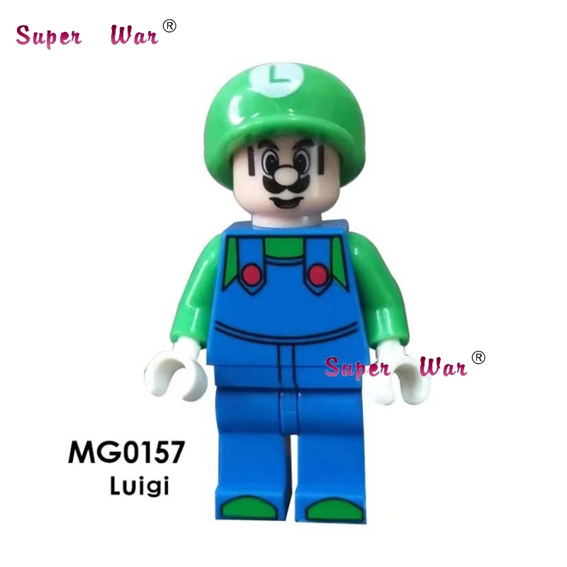 MG0157 Один строительный конструктор Super Mario Bros Luigi Dragon Ball Z Torankusu мультфильм серии модель кирпич детские игрушки для детей - Цвет: MG0157