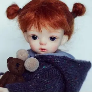 1/6BJD милый прекрасный SOO кукла с закрытыми глазами для маленьких девочек на день рождения