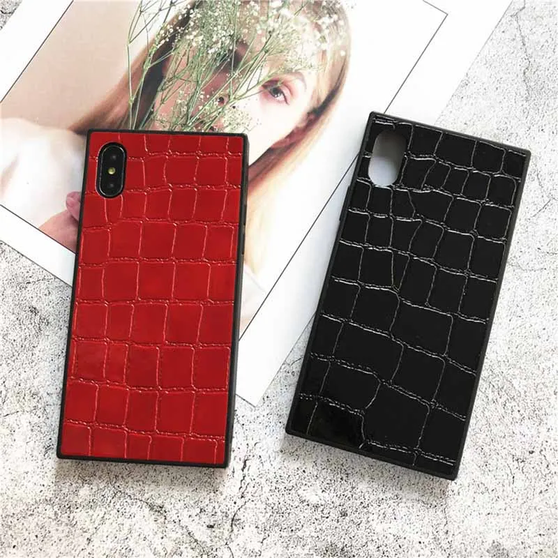 11 Pro Max Stone Pattern Phone Cases for iPhone XS XR X Plastic Leather Case 8 7 6 6S Plus Girly Marble |