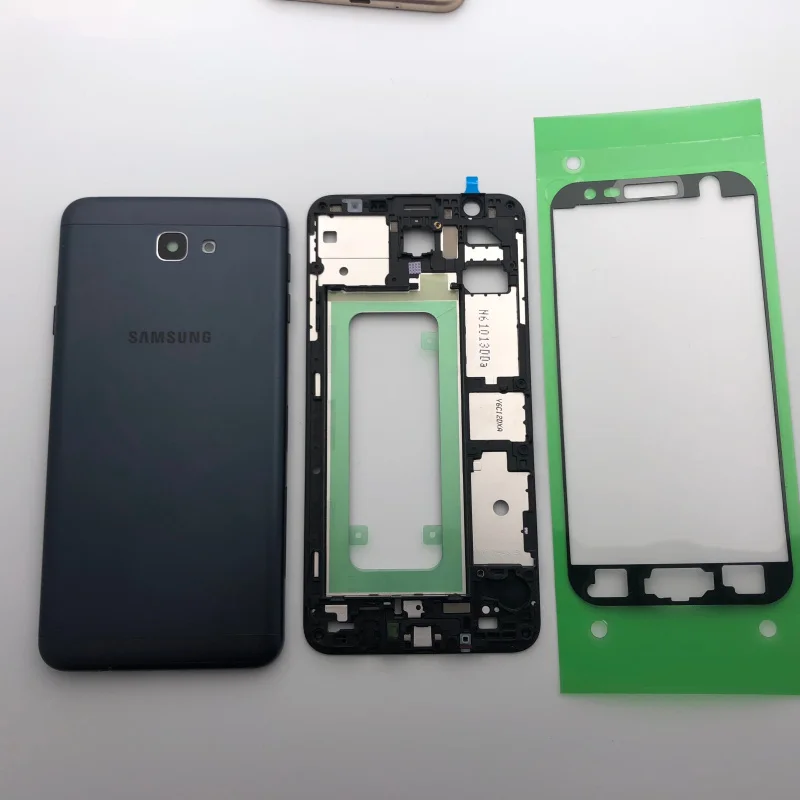 Оригинальная Крышка батарейного отсека задняя крышка корпуса для Samsung Galaxy J7 Prime