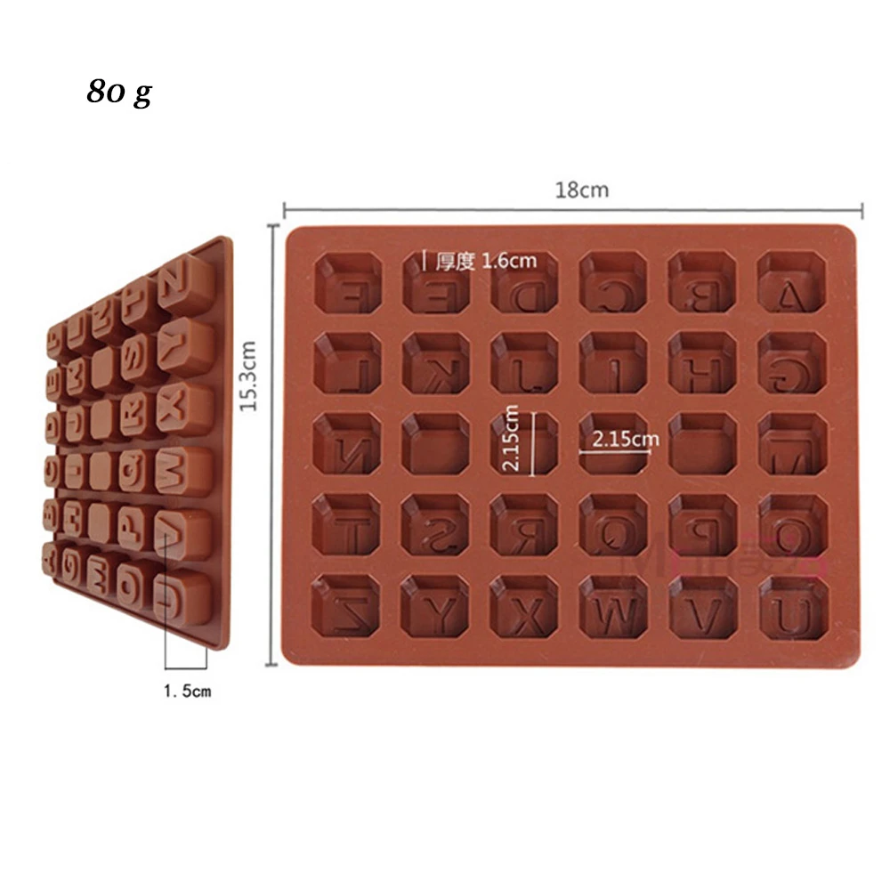 26 Английский алфавит силиконовая форма для выпечки в пресс шоколада помадки торт