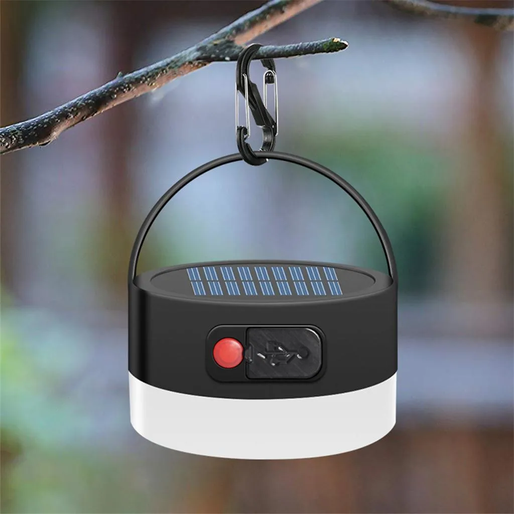 Светодиодная лампа на солнечной батарее портативная cozinha для кемпинга USB Люстра