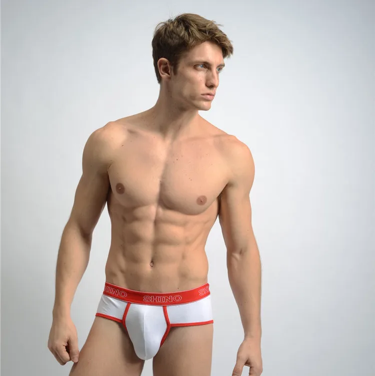 Ventilation Comfortable Triangle Man Underpants Black Snow Red sexy underwear men |
