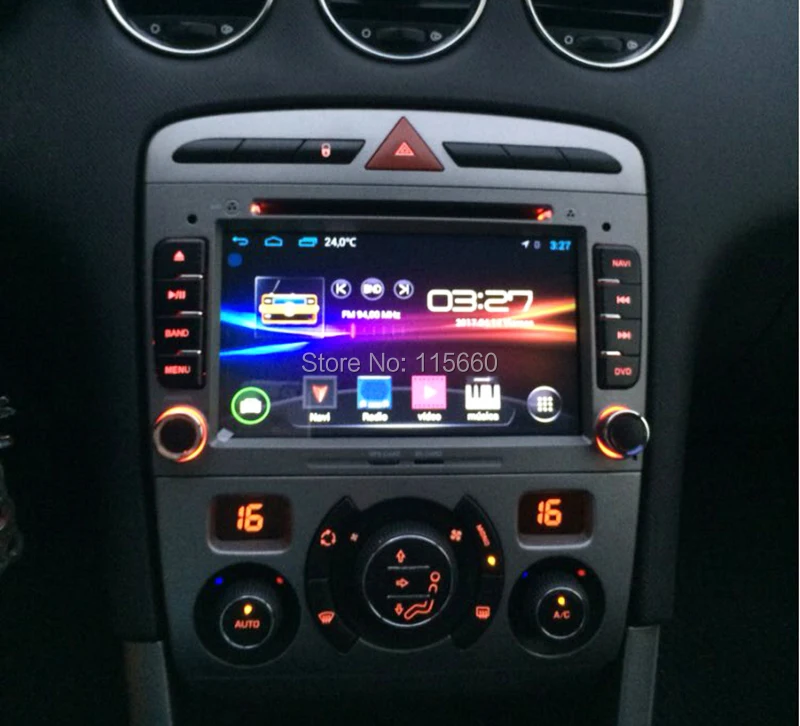 RoadRision 2Din Android 6,0 мультимедийный автомобильный DVD gps навигатор для peugeot 408/308/308SW Авторадио Стерео головное устройство черный/серый