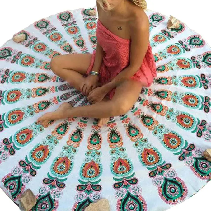 Большой 1 шт. пляжное полотенце Boho Летний купальник для купания накидка солнечных