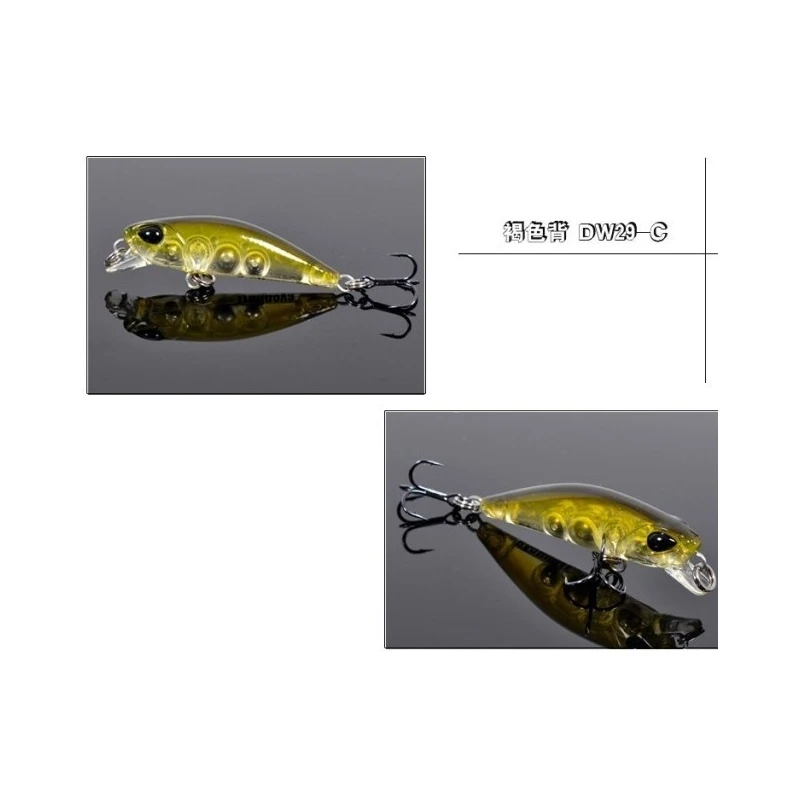 Trulinoya DW29 мини блесна приманка 42 мм 2 8 г рыболовные жесткие приманки с подвижными