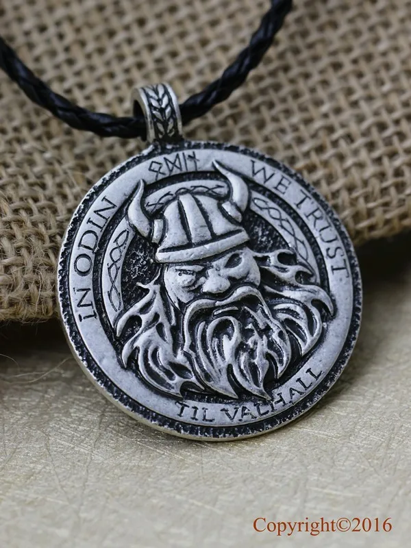 10 шт. скандинавской Викинги легендарный Одина амулет кулон Цепочки и ожерелья