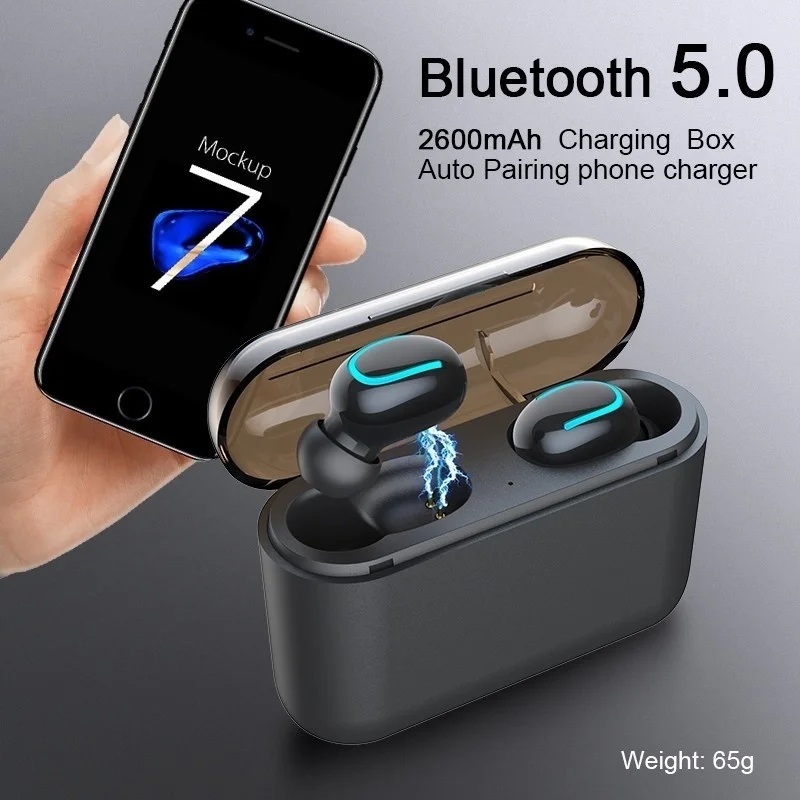 Bluetooth 5 0 наушники TWS беспроводные Blutooth гарнитура спортивные игровая телефон PK HBQ |