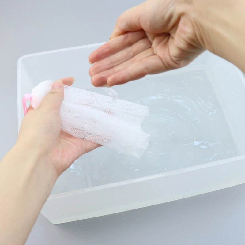 2 шт./лот нейлоновый сетчатый мешок для мыла сетчатая сетка вспенивания очищающие