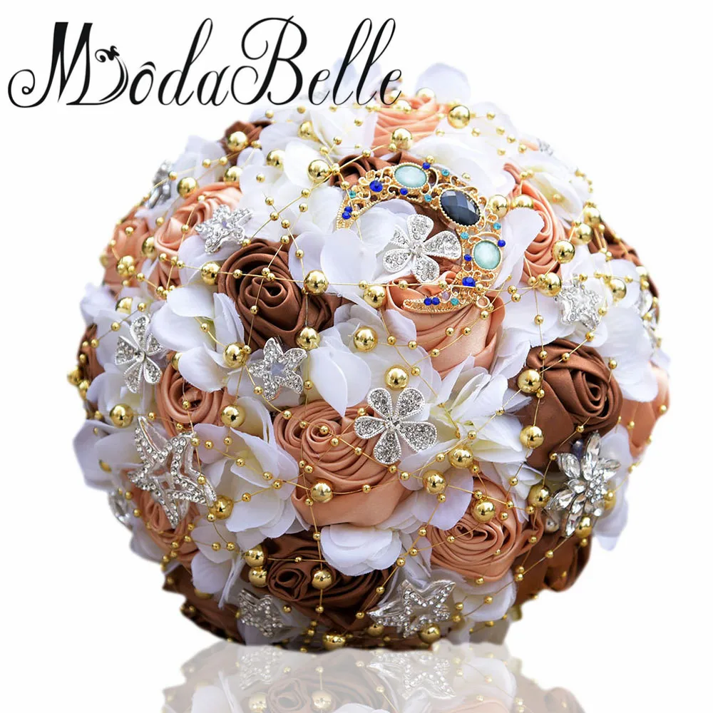 Свадебные букеты Modabelle 7 цветов свадебные с кристаллами Королевского синего