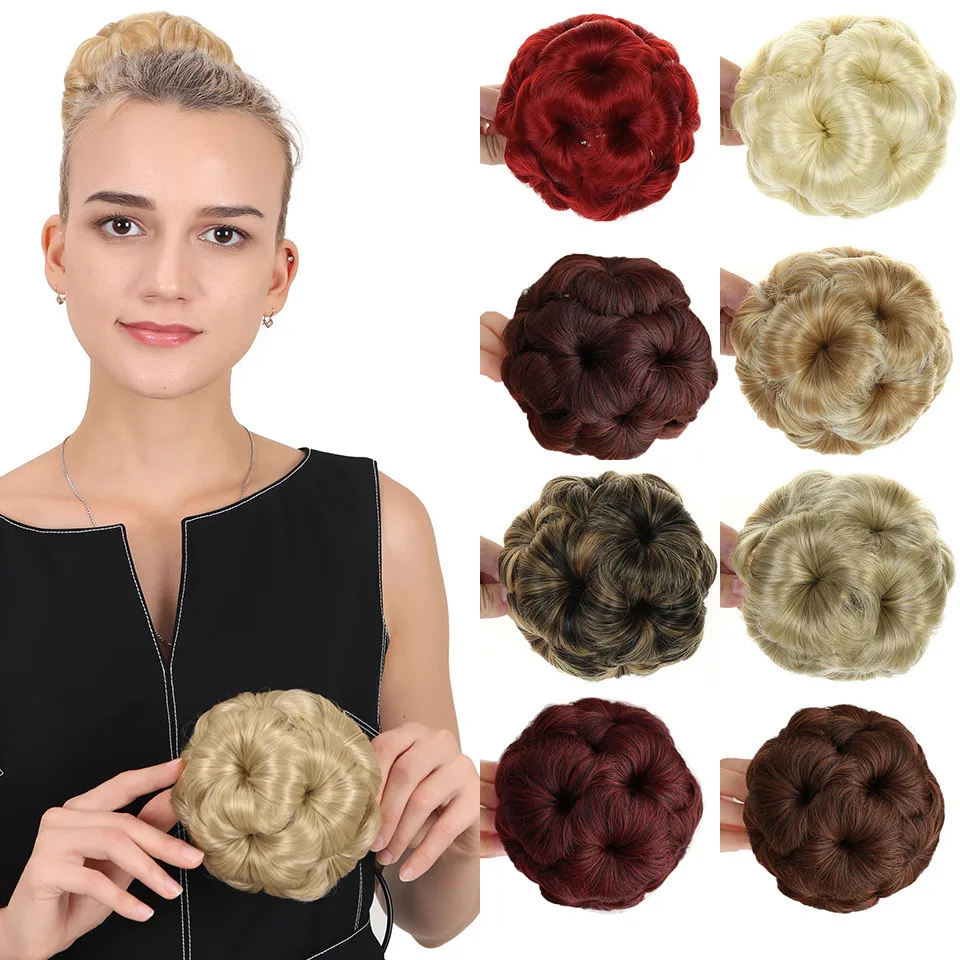 DIFEI Для женщин Chignon волос Bun пончик клип в шиньон расширения