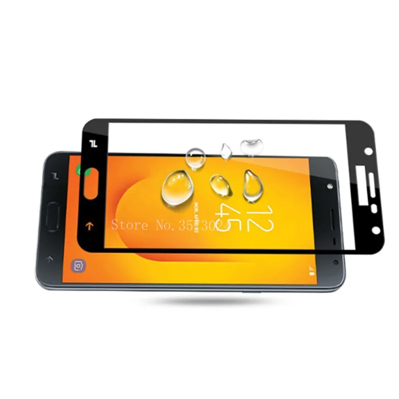 2 шт. полное клеевое закаленное стекло с полным покрытием для Samsung Galaxy J7 Duo защита