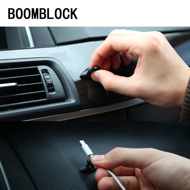 BOOMBLOCK 8 шт./компл. автомобильное зарядное устройство для телефона зажим провода