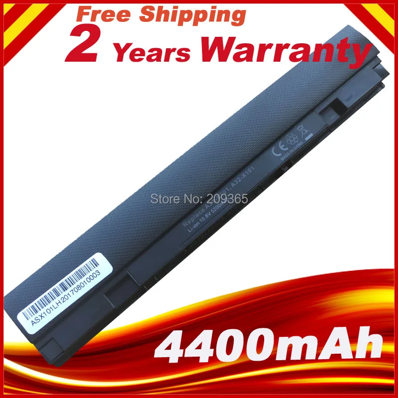 

6 ячеек, 4400 мАч, Φ Eee PC X101 X101C X101CH X101H