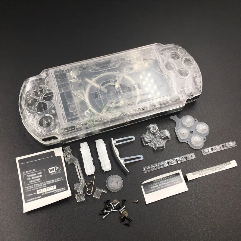 E house 5 шт прозрачный корпус чехол Замена для PSP3000 PSP 3000 игровая консоль с