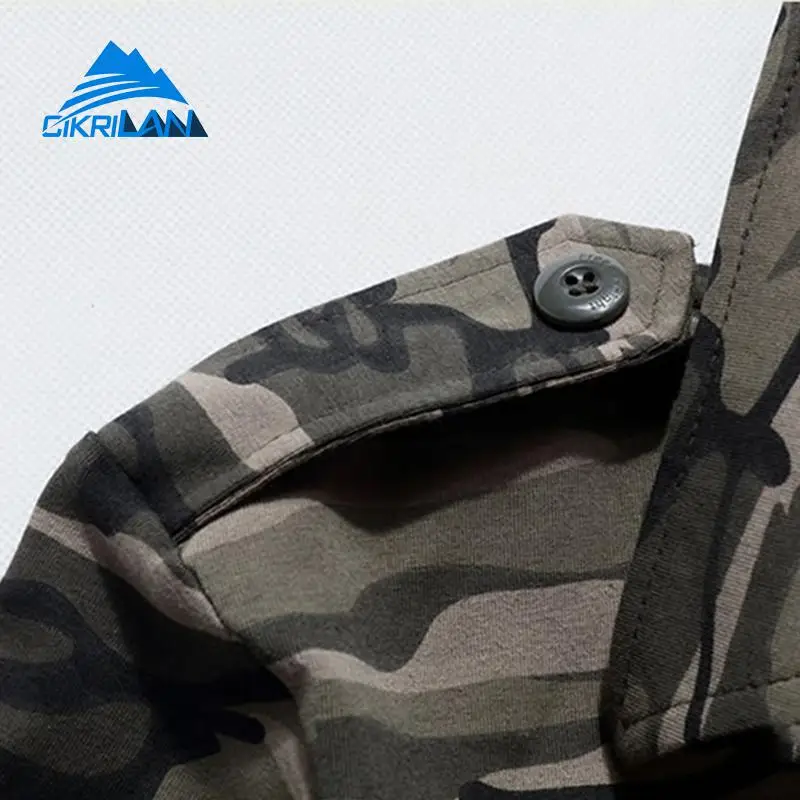 Новые женские Camo хлопок Лето Спорт на открытом воздухе Пеший Туризм Combat Tactical