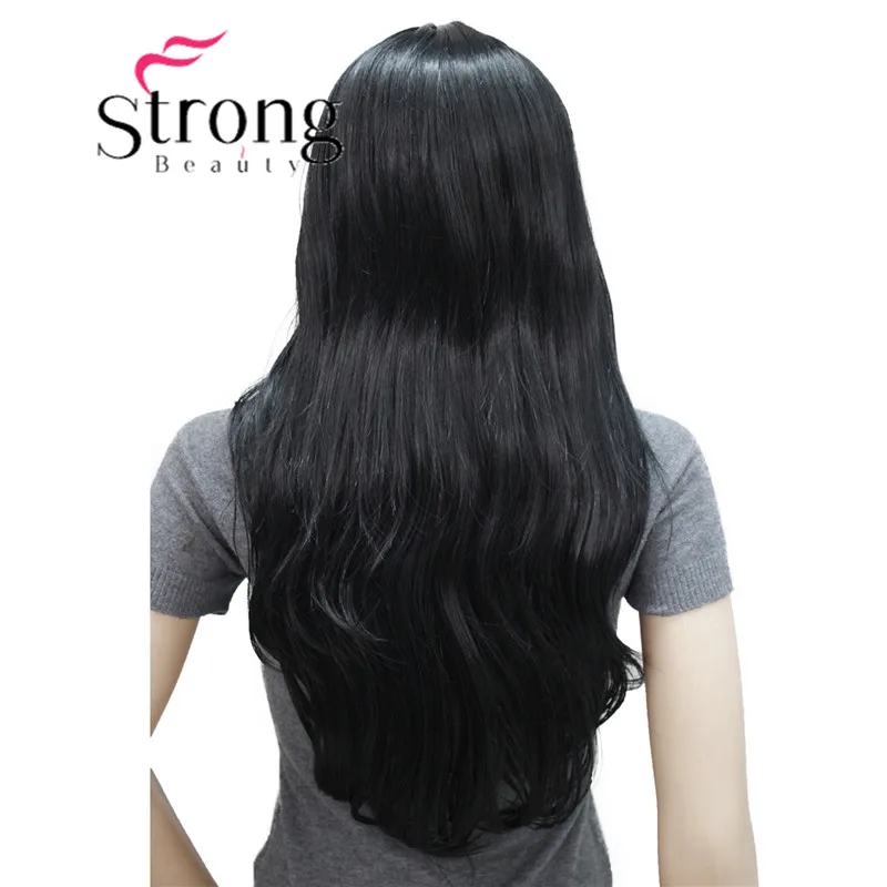 StrongBeauty 2" синтетический парик длинные термостойкие большие волнистые волосы для женщин косплей парик светло-коричневый с выделенным