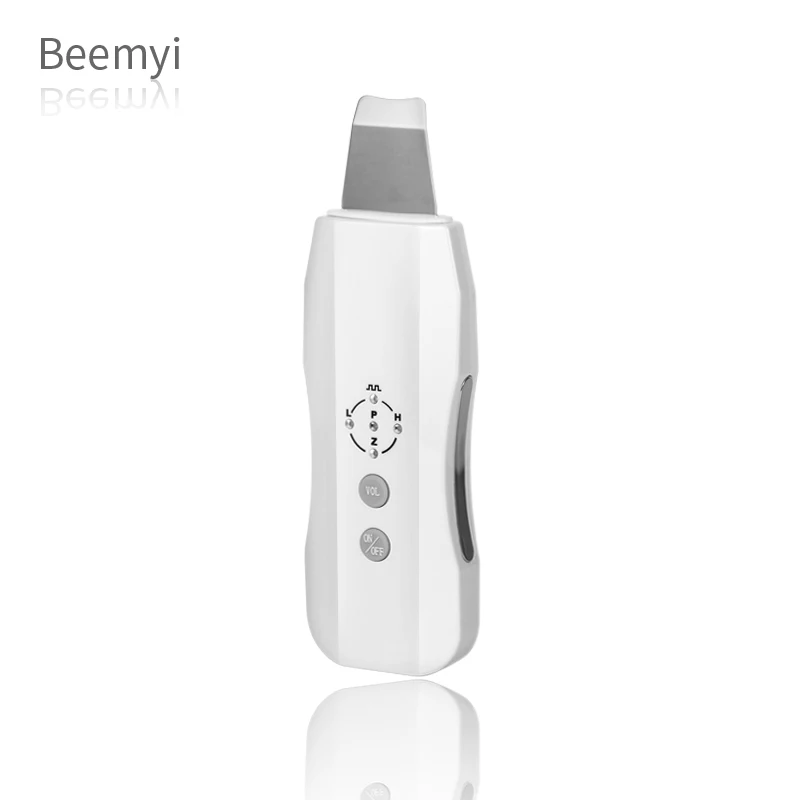 Rechargeable Ultrasonic Face Skin Scrubber Facial Cleaner Peeling Blackhead Removal Exfoliating Pore Machine | Красота и здоровье