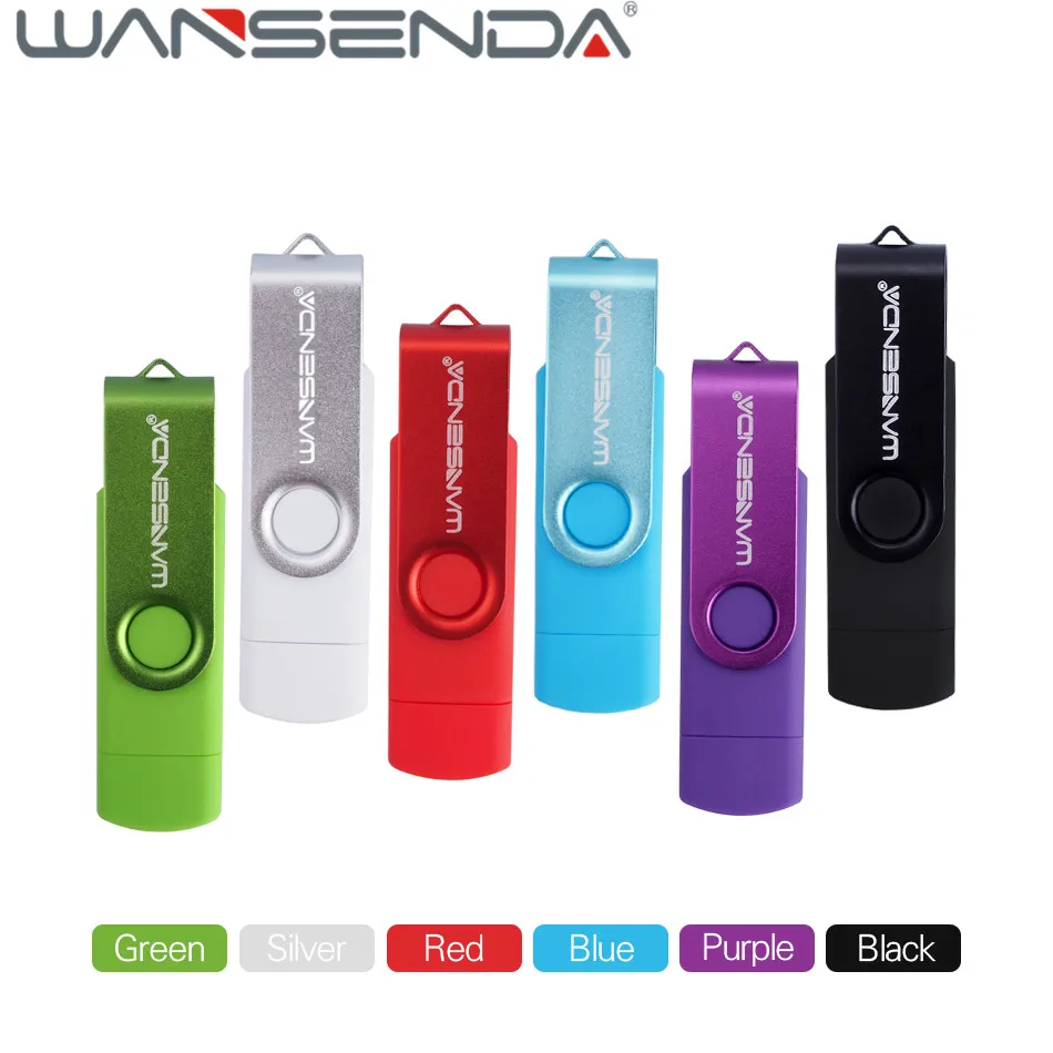 Флеш накопитель WANSENDA USB 3 0 256 ГБ 128 64 OTG флеш 32 высокоскоростной Флешка 16 8 флешка для